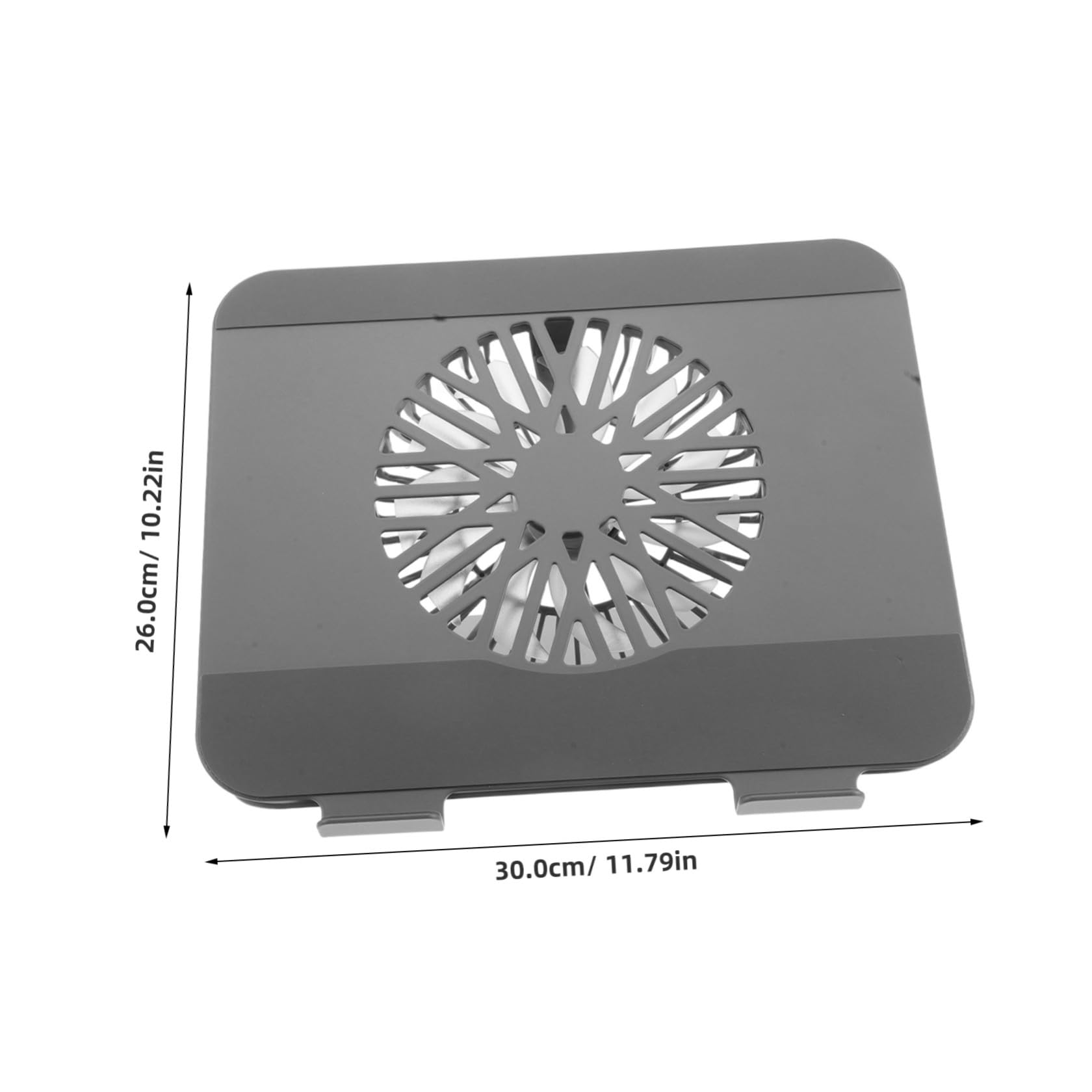 TEHAUX Supporto per Laptop e Tablet con Ventola di Raffreddamento Pieghevole in Acciaio al Carbonio per Ufficio e Scrivania Multidevice Ergonomico