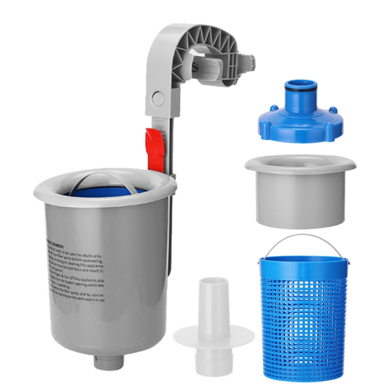 Skimmer Galleggiante per Piscina Pulizia Automatica Per Uso Intensivo | Skimmer Foglie Pompa Filtro Piscina Pulitore Esterno Giardino Cortile Patio Uso Quotidiano Casa Hotel Appartamento