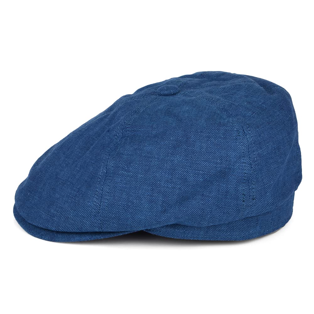 Failsworth Casquette Gavroche en Lin Irlandais Hudson Anthracite