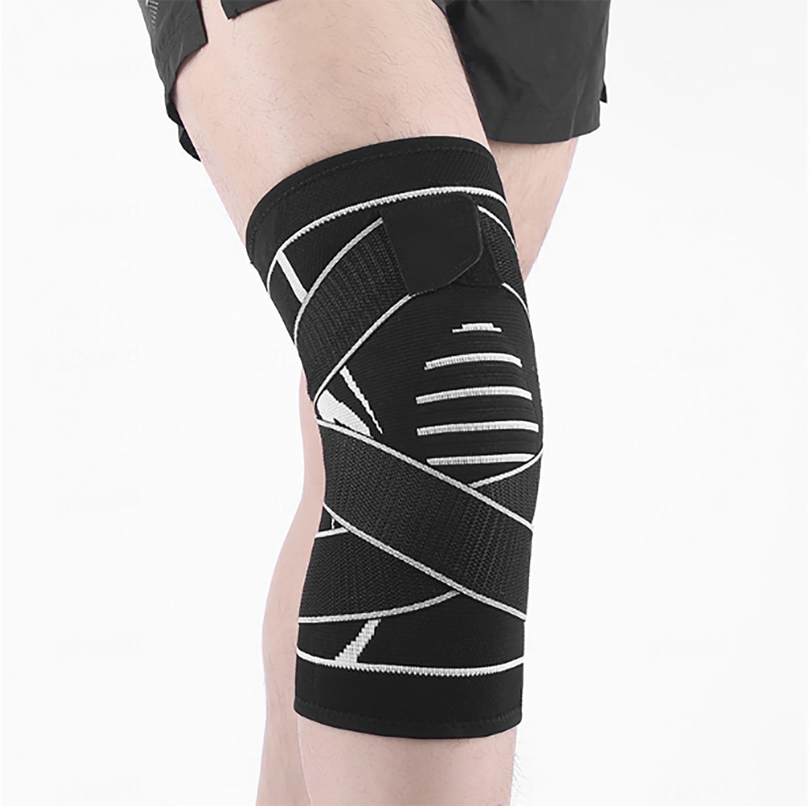 Confezione da 2 Ginocchiere da Pallavolo, Ginocchiere Sportive per Dolore al Ginocchio Donne e Uomini, Manicotto di Compressione Ginocchiera, per Danza Rugby Ciclismo Sci Skate,XL