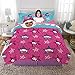 Franco Kids Bedding Comforter with Sheets and Cuddle Pillow Bedroom Set, 6 Piece Full Size, LOL Surprise