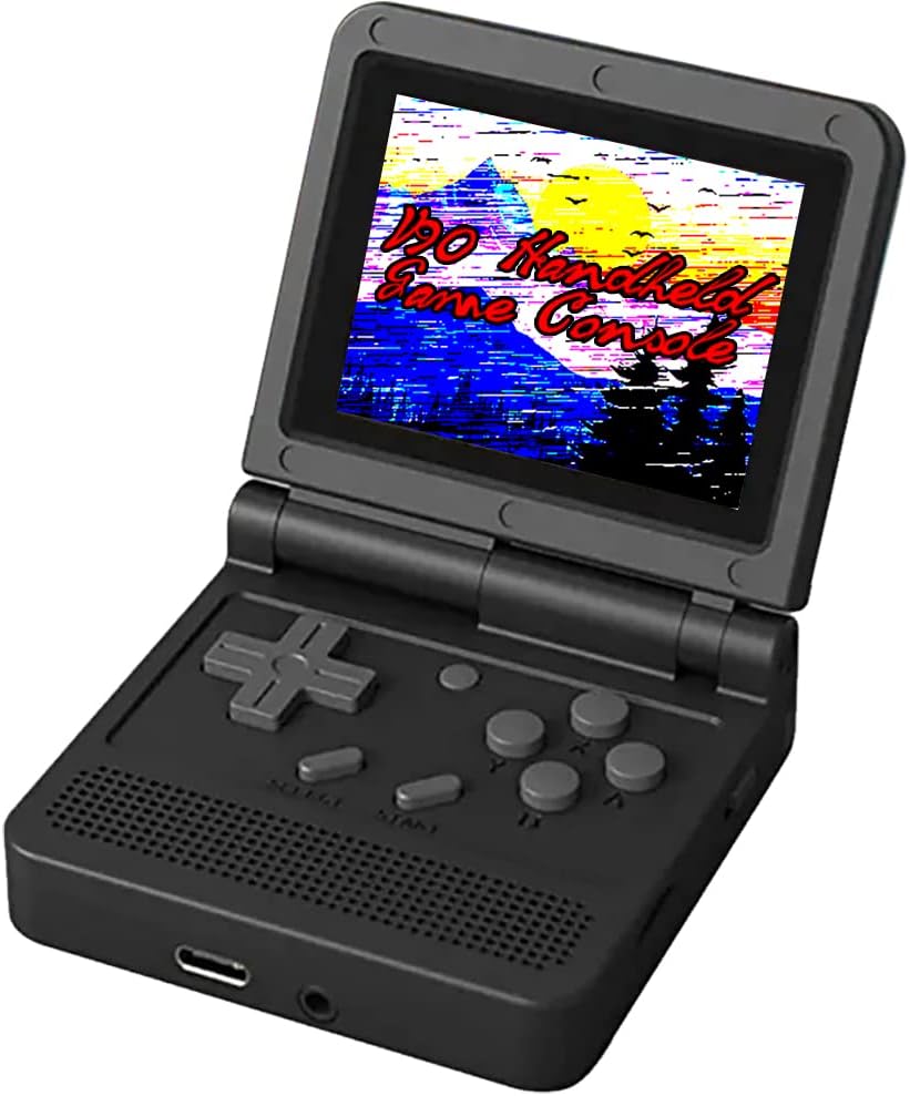 Diketigeey V90 Handheld Game Console 3 Inch IPS Screen Open