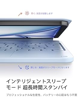 Inateck マジックキーボード JIS日本語配列 iPad 2024 Air Amazon.co.jp: Inateck マジックキーボード JIS日本語配列 iPad