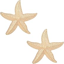 Gold Starfish Dangle Earrings Summer Beach Personalized Statement Earrings Boho Studs Ocean Jewelry Accessories for Girls Women