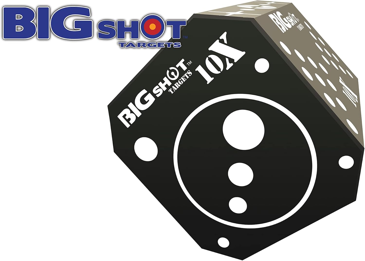 BIGSHOT Titan 10XL Archery Broadhead Target - 10 Sided with Over 150 Aiming Points
