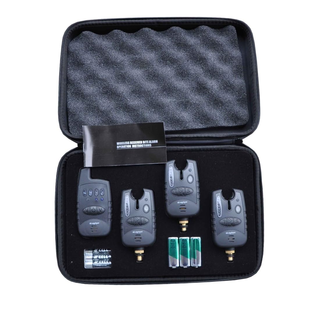 MK-Angelsport Funk Bissanzeiger Set 3+1 Multi Carbon 1:1 Übertragung