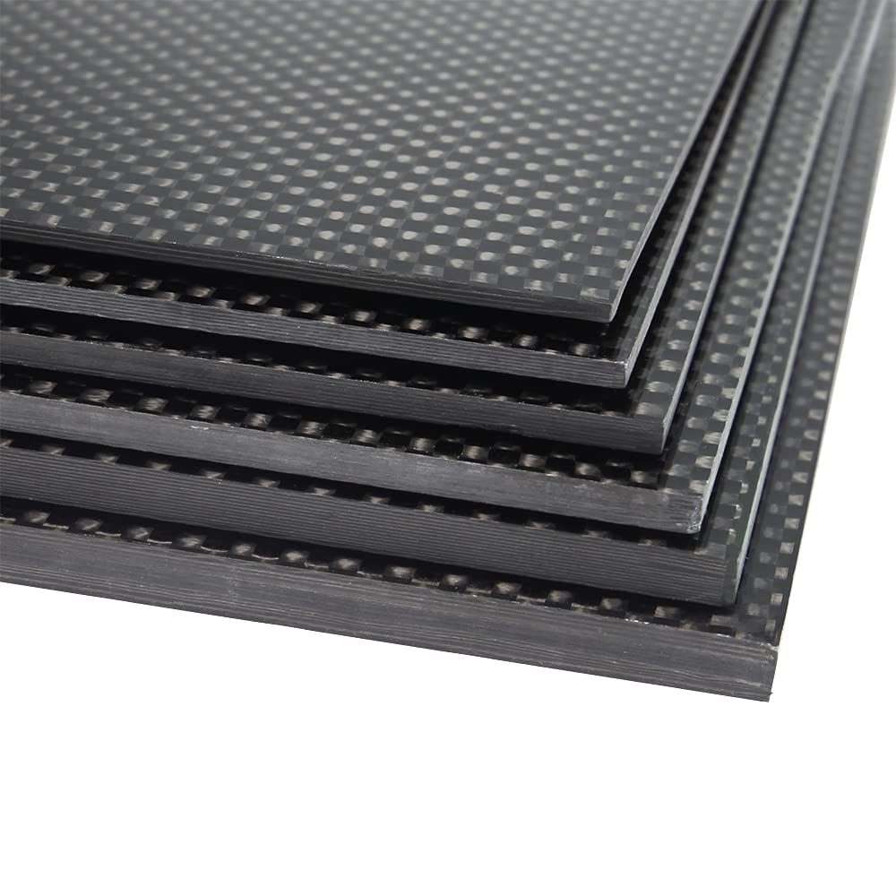 Hоt Dеаlѕ ARRIS 1.5MM 3K 200X300X1.5MM 100% 3K Carbon Fiber Laminate Plate Plain Weave Panel Sheet 1.5mm Thickness(Glossy Surface) …
