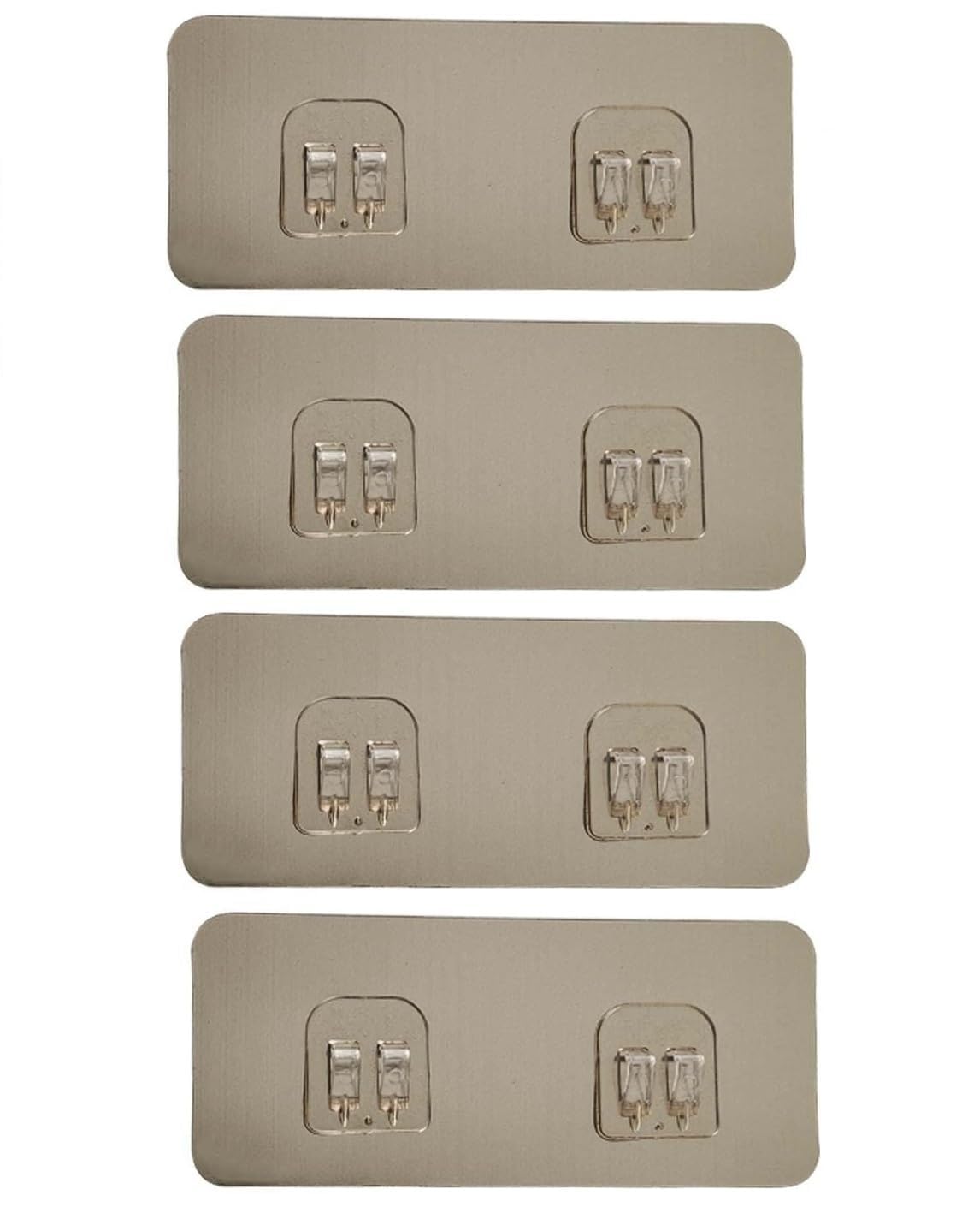 XENOTY Strong Self Adhesive Magic Sticker - Bathroom and Kitchen Hanging Racks Magic Sticker, Tissue and Towel Rack Hanging Adhesive Sticker - Only Sticker (Double Hook (16 x 7 cm), 4.00) (B0CBXGQCRY) Amazon Price History, Amazon Price Tracker