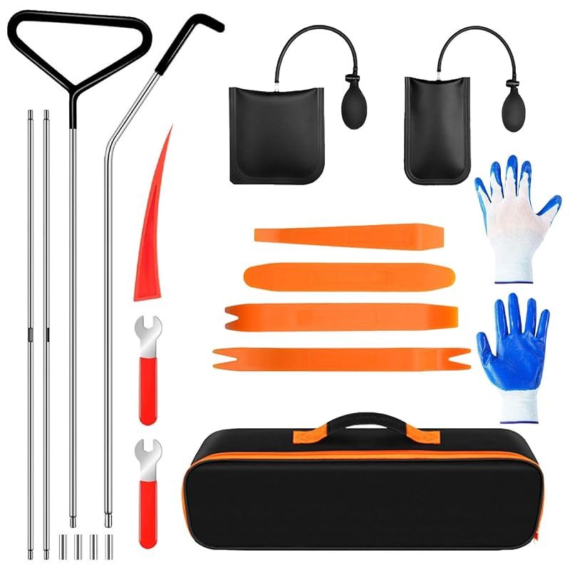 Kit de Ferramentas Automotivas ILIBERO com 28 Peças em Aço Inoxidável e ABS, Modelo 27-set 2