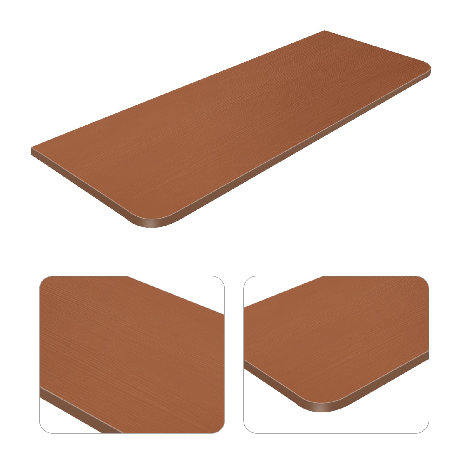 Tavolo Pieghevole a Parete,Scrivanie, Tavolo Pieghevole a Muro,Tavolo per Computer,Tavolo da Cucina,scrivania per Computer Pieghevole in Legno massello,Multifunzionale (Colore teak-60*30*1.6cm)