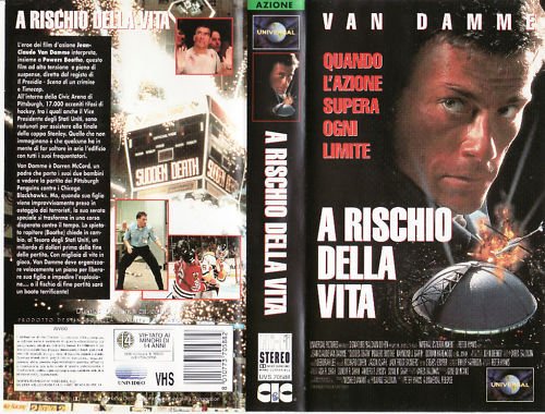 VHS film genere vario VHS A RISCHIO DELLA VITA