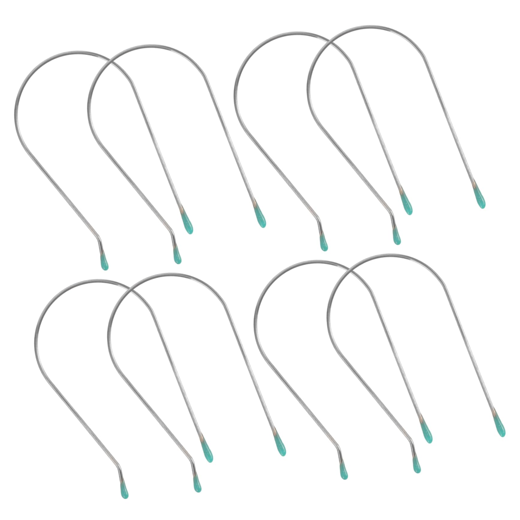 IWOWHERO Curling Iron Accessories Hot Roller Replacement Clips 8pcs Set U-shaped for Easy Perm