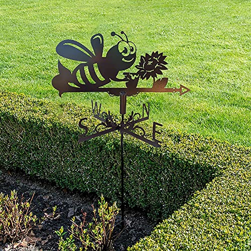 Girouette de toit résistante aux intempéries pour mesurer le vent de jardin