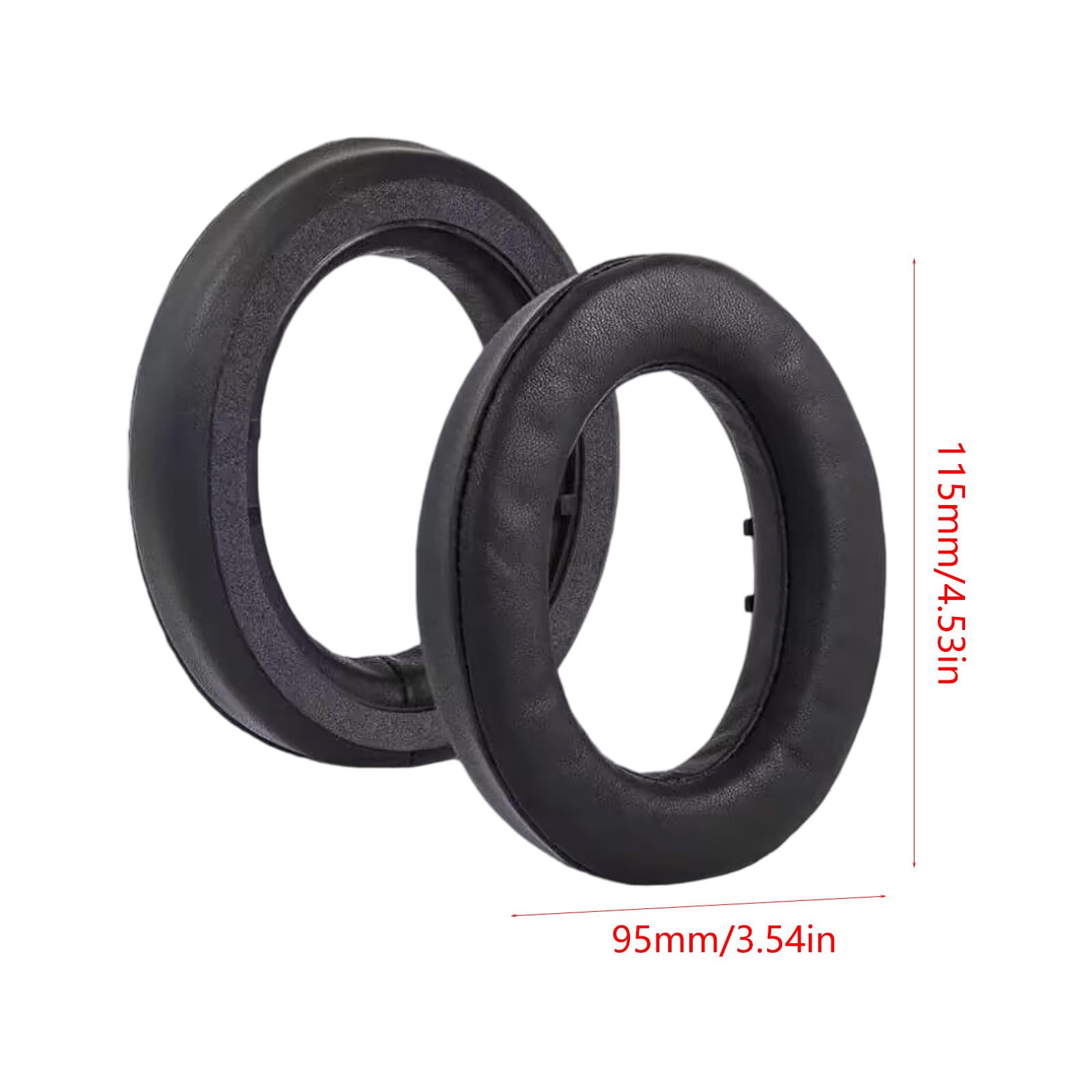 Almohadillas de espuma viscoelástica ventiladas para auriculares HD490 que mejoran la comodidad de aislamiento acústico para reemplazar almohadillas