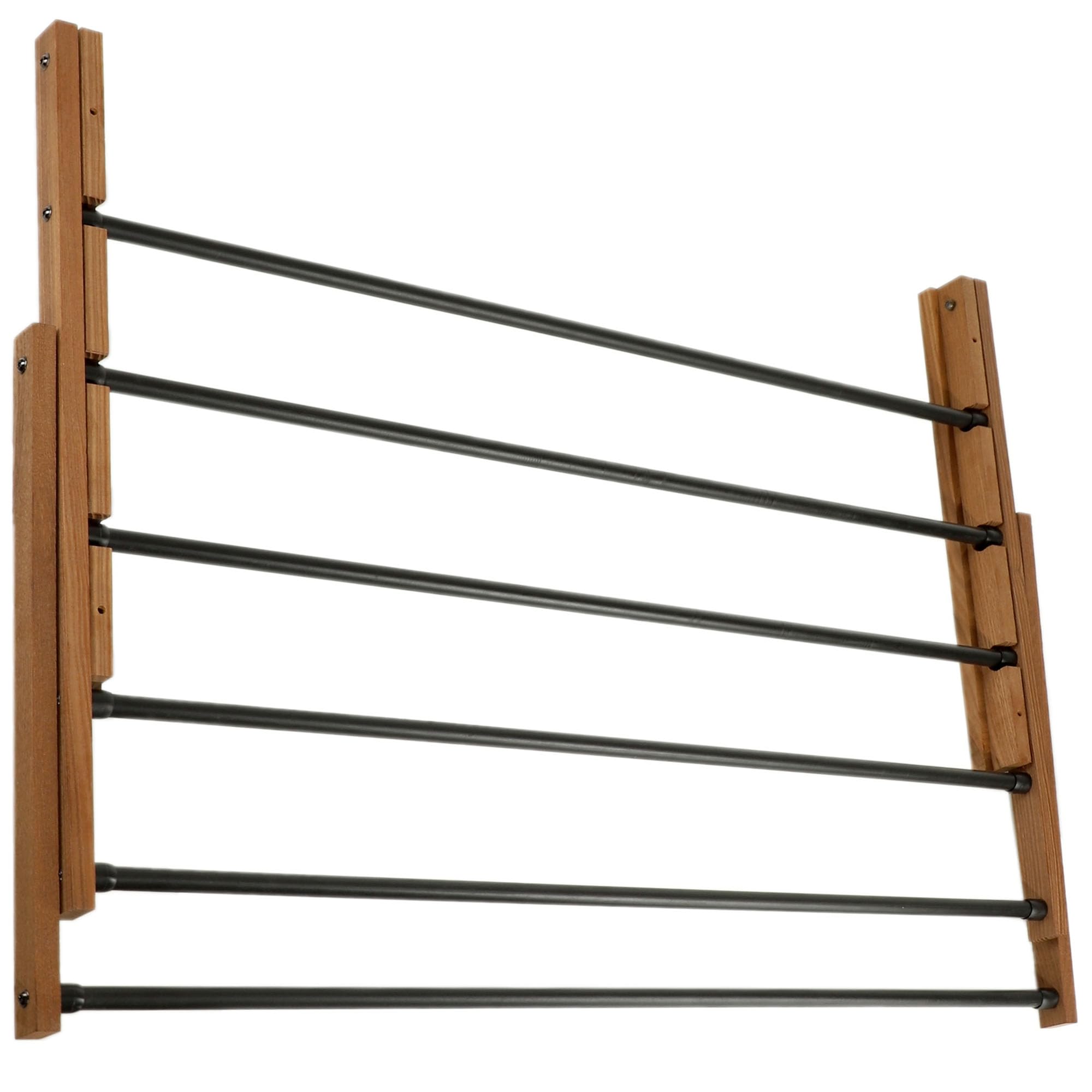 KADAX Séchoir Pliable, Entièrement assemblé, Séchoir debout extensible, Séchoir à linge à accordéon, Séchoir à linge à tour pliante (85 x 39,5 cm)