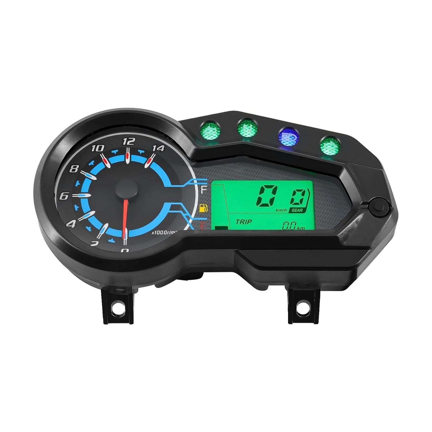 Motorcycle Speedometer Tachometer Motorcycle Speedometer Odometer Tachometer Level Gauge Gear Digital Instrument Indicator for Freedom CR1 150