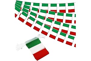 Italy Flags Decorative String Banner