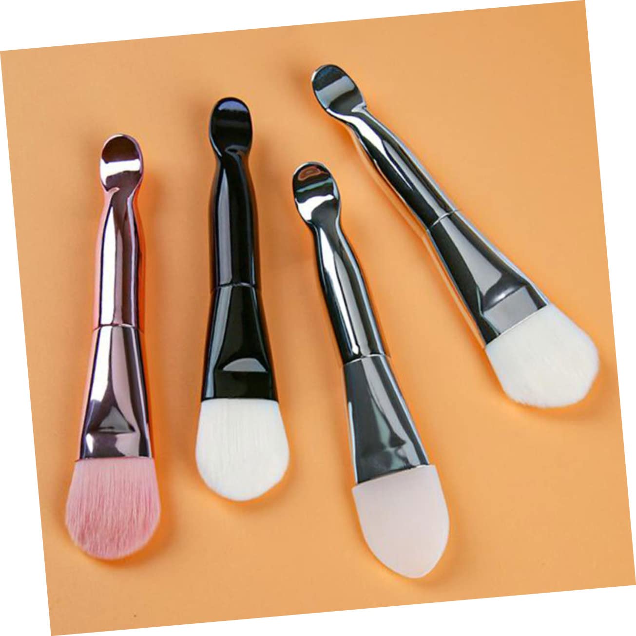 POPETPOP 12stücke Teiliges Gesichtsmaske Pinsel Mit Doppelkopf Beauty-werkzeug Für Gleichmäßiges Auftragen Von Masken Leicht Zu Reinigen Und Wiederverwendbar
