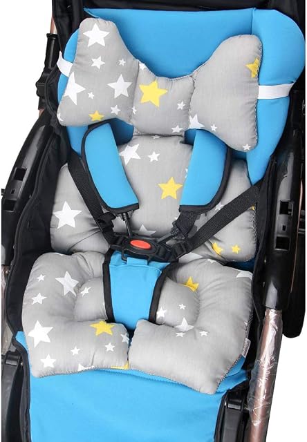 Eyand Star Baby Head and Body Car Seat Insert Support Pillow - Comfortable Newborn Stroller Cushion Create Support for Tiny Baby in Car Seat, Pram, Pushchair,Stroller