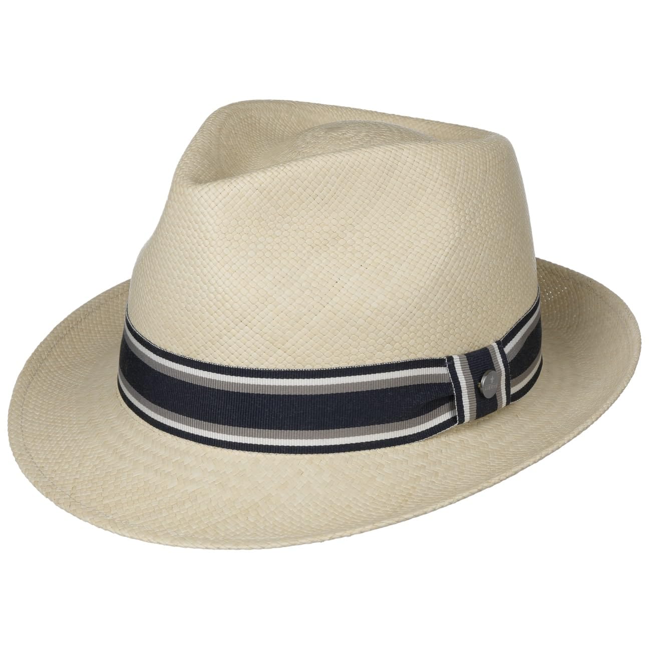 Lierys Pandila Trilby Panama Hat Women/Men Nature 7 3/8-7 1/2