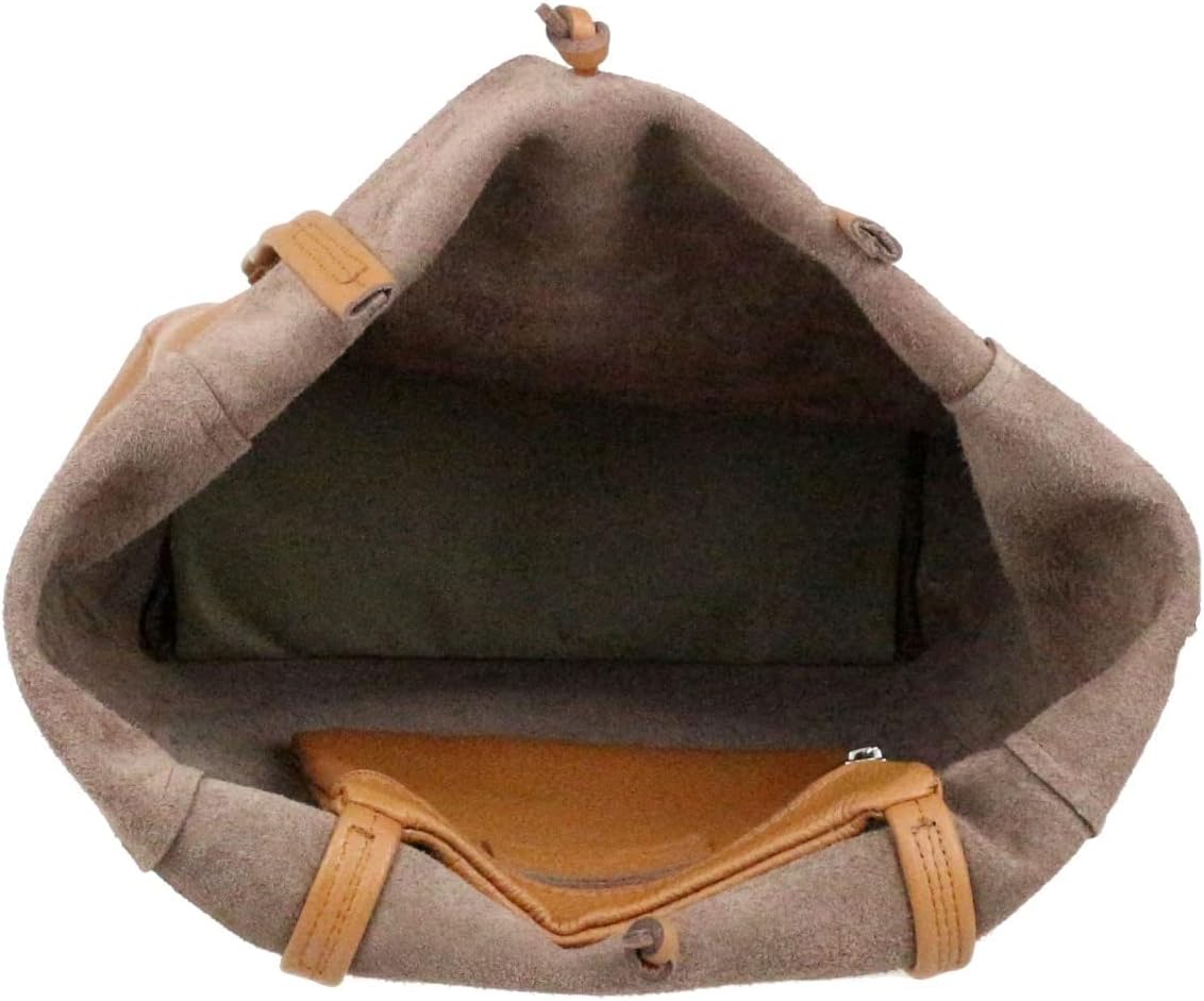 Girly HandBags Womens Open Top Genuine Leather Handbag