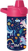 Vista 23 de Simple Modern Blippi - Botella de agua de plástico Tritan Summit de 12 onzas sin BPA con tapa cubierta con popote a prueba de fugas para niños