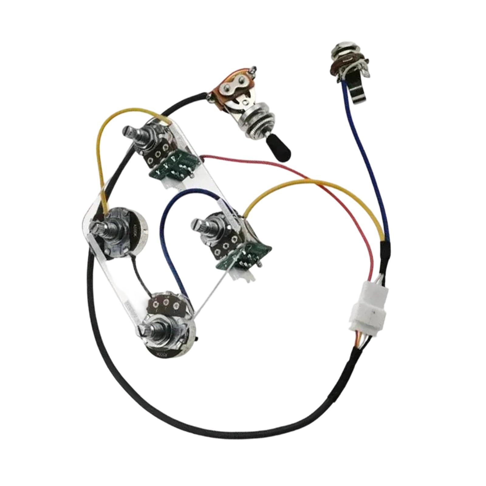 1 Zestaw Potencjometrów Push Pull W Wiązce Przewodów Przetwornika Gitary Elektrycznej Beginner Uprząż gitarowa