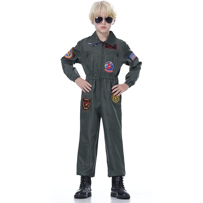Buy Top Gun Flight Suit America Fighter Pilot Costumes Air Force Pilot