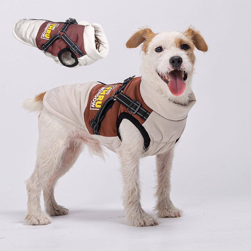 Manteau d'hiver pour chiot chaud et imperméable pour éviter les frissons