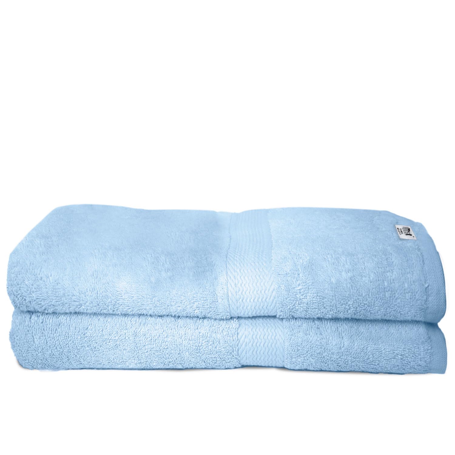 Cotton Home Rest Bath Towel- Set of 2 Sky Blue, Cotton Towel | 70x140cm / 27x55 inch, Luxury Hotel Towel Set Absorbent Durable Lightweight Washable Quick Dry Spa Quality Beach Pool Family Bath Towel.