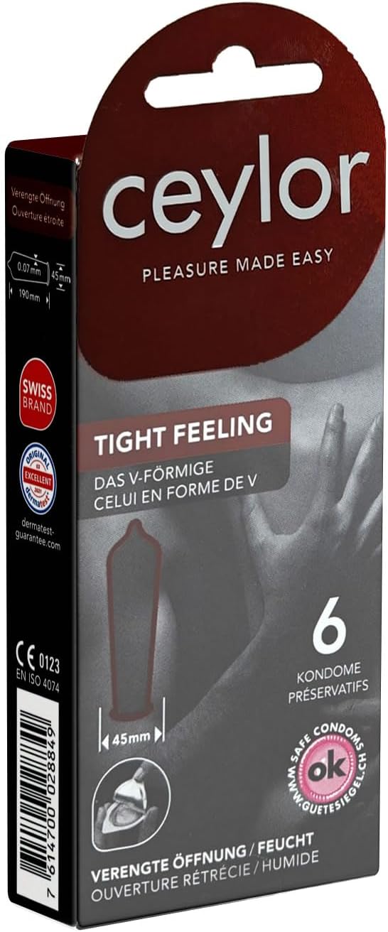 Ceylor Tight Feeling (Hotshot) 6 Extra Tight Opening Condoms