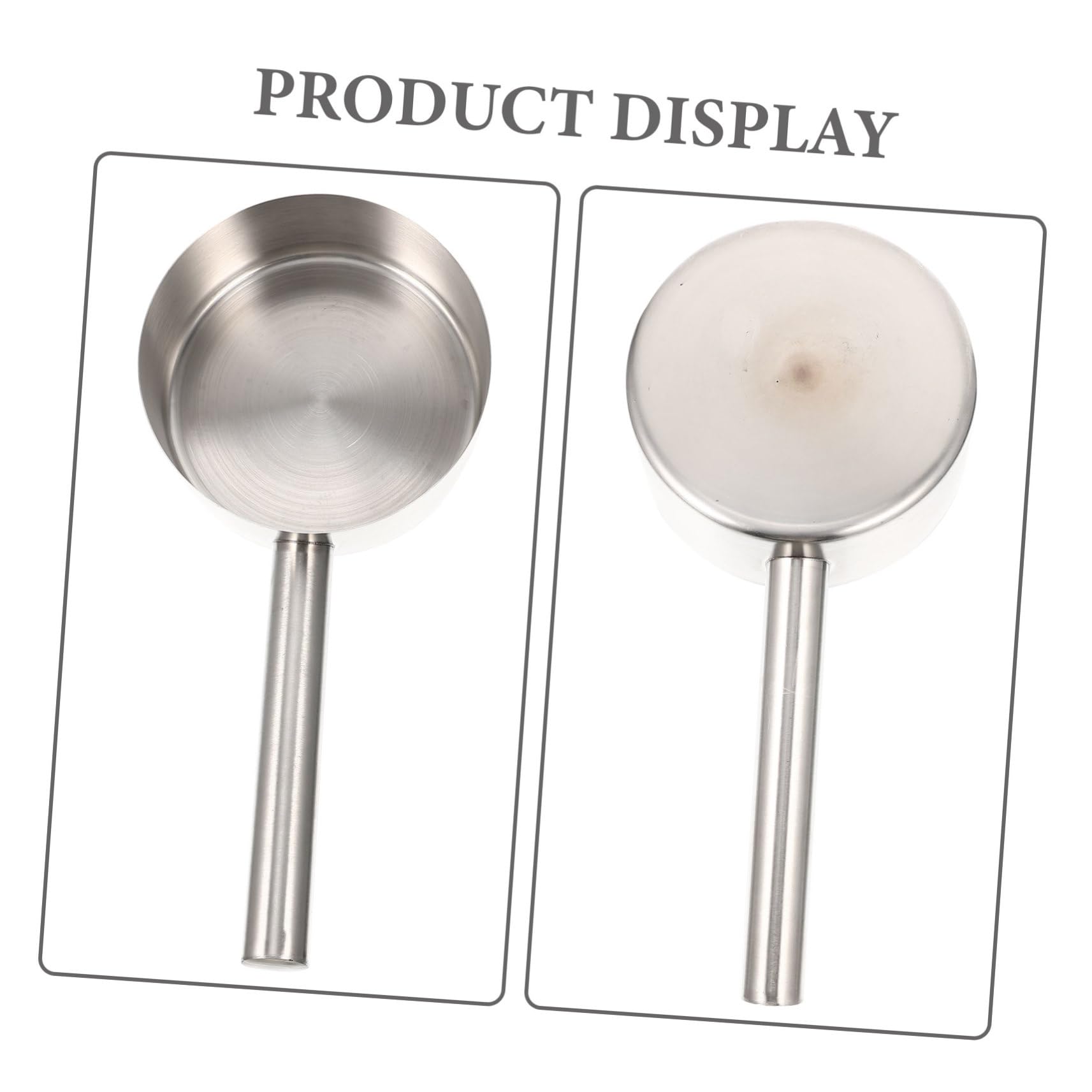 TOYANDONA Cucharón de Acero Inoxidable Engrosado Mango Largo, Diseño Ergonómico para Cocina y Comedores, Adecuado para Servir Agua y Sopas en Casas