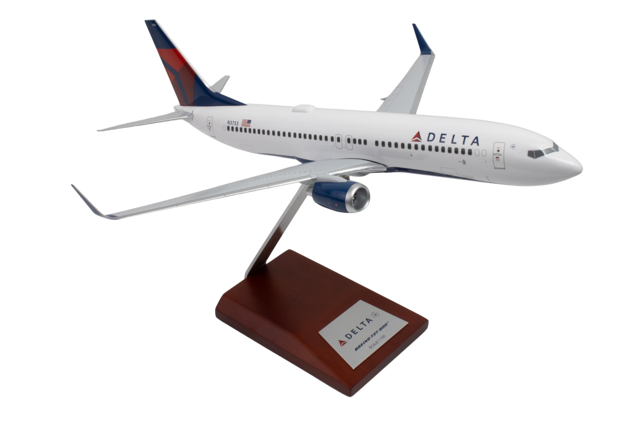 Amazon.com: SkyMarks Elite 1:100 Scale Delta 737-800 Airplane
