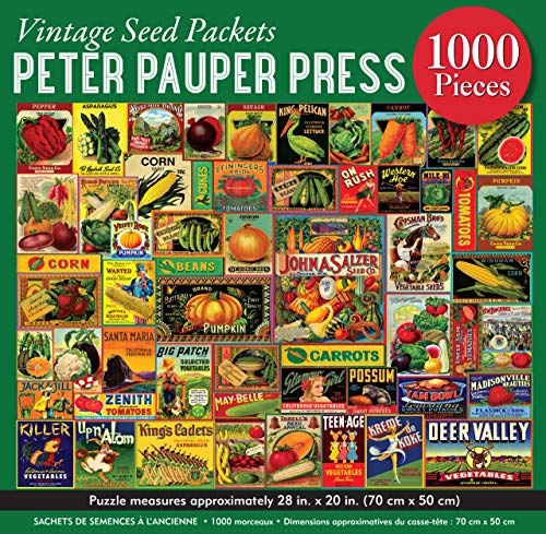 PETER PAUPER PRESS Vintage Seed Packets 1000 Piece Jigsaw Puzzle - Thumbnail 2