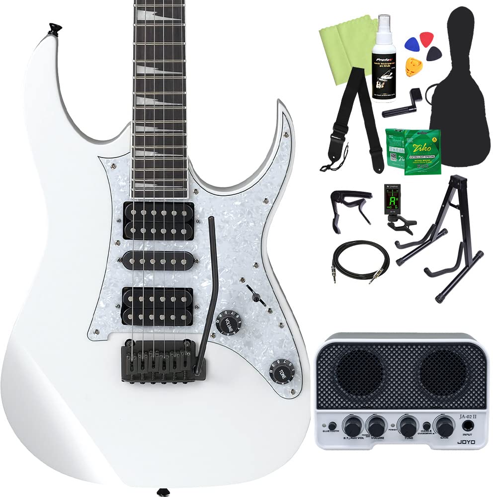 ギター Ibanez RGV250 WH Amazon | Ibanez RGV250 WH エレキギター初心者14点セット【Bluetooth