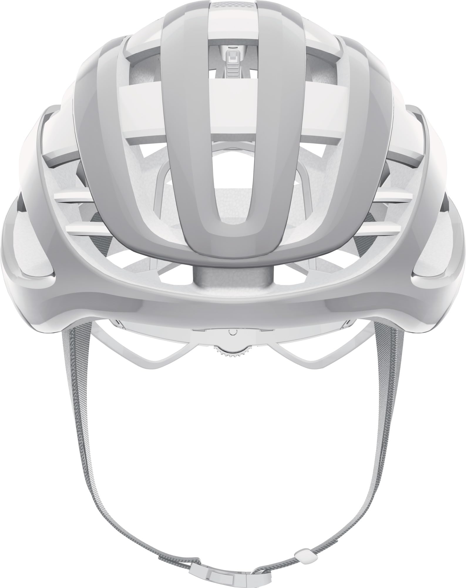 Kask rowerowy szosowy ABUS AirBreaker - Wysokiej klasy kask rowerowy do profesjonalnej jazdy na rowerze - dla nastolatków i dorosłych - Kask dla mężczyzn i kobiet - Pure Grey, rozmiar L