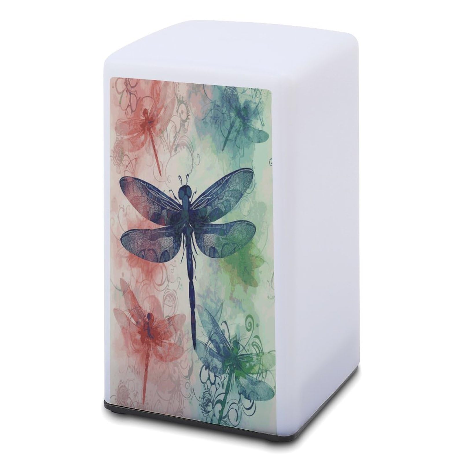 JTREHY Small Modern Dragonfly Table Lamp for Bedroom Minimalist Nightstand Lamp Waterproof Eye Caring Table Lamp Modern Bedside Table Lamp for Living Room Bedroom Office