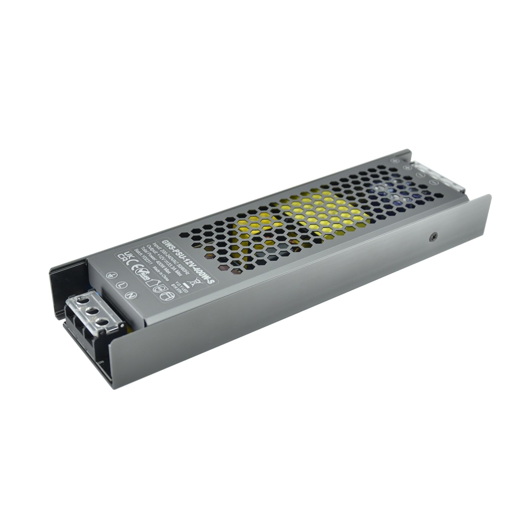 G.W.Sยฎ LED Driver Transformer Power Supply, Output DC12V 33A 400W, Input AC200-240V, IP20 Non-Waterproof For Indoor Use โ image 1