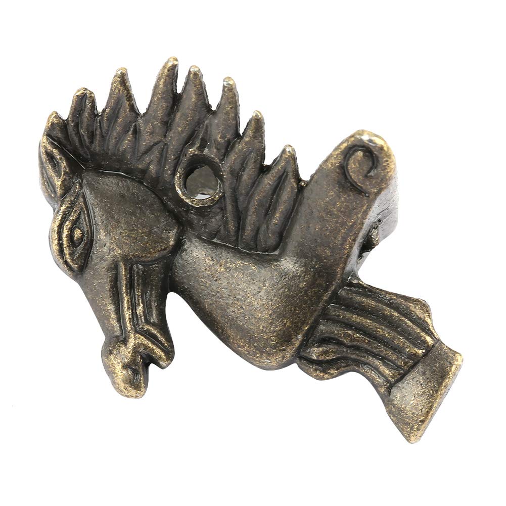 Corner Protector Box Feet Bronze Zinc Alloy 4Pcs Antique Horse Shape Jewelry Chest Wood Box Decorative Feet Leg Corner Protector