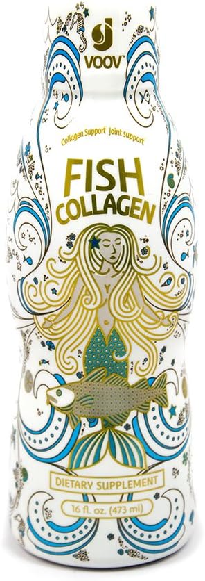 JVOOV Fish Collagen Formula to Support the Health of the Skin and Joints. Helps to Fight Wrinkles, Fine Lines, Joint Aches, Joint Pain, Supports the Hair and Nails.