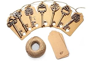 AYAOQIANG Treasures of Olde Bottle Opener with Escort Card Tag for Guests...