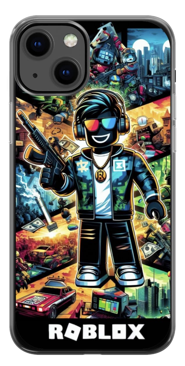 Coque iPhone 11 Roblox noire EZB antichoc rigide et flexible - 2