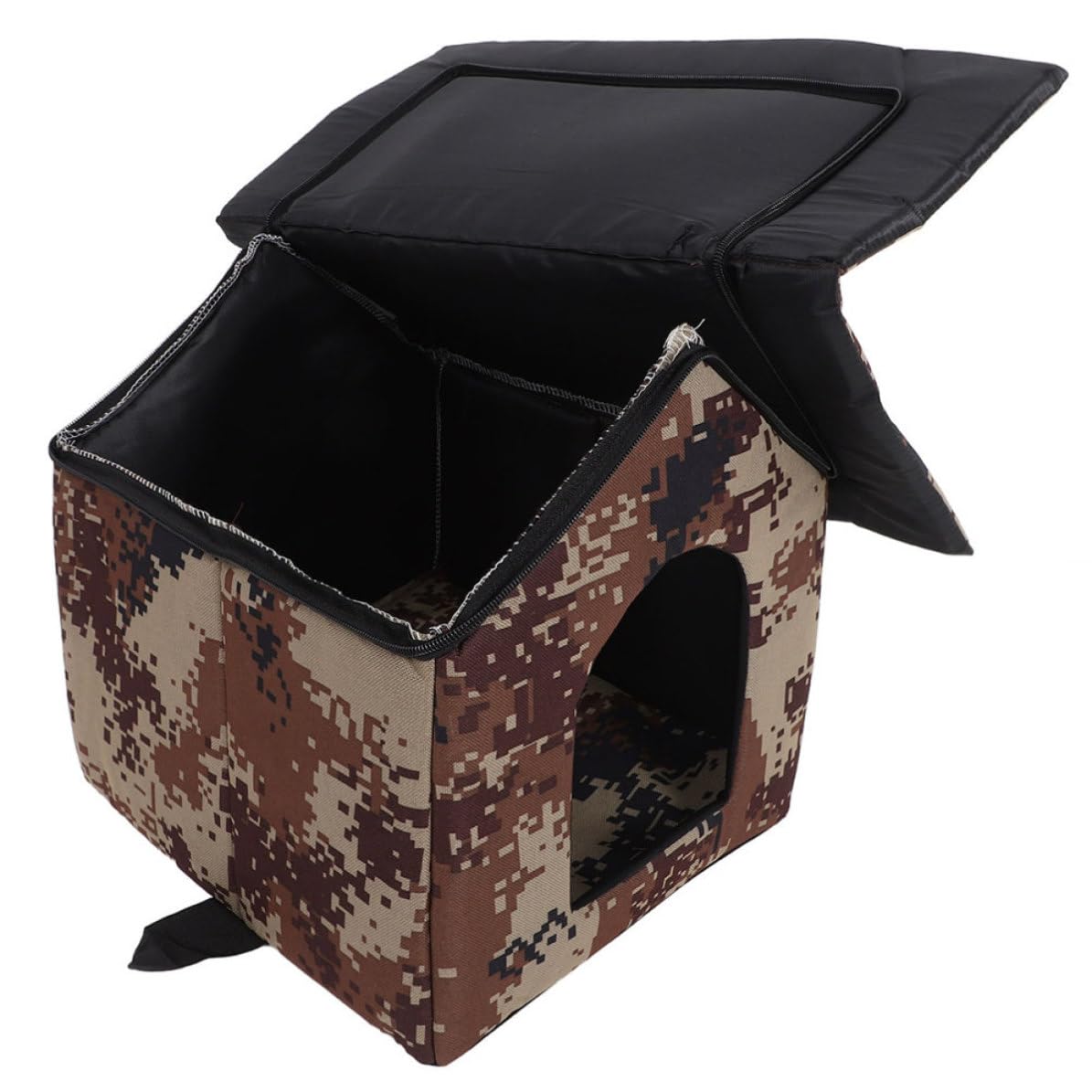 Niche et intempéries chat avec isolation thermique hiver et tapis amovible jardin
