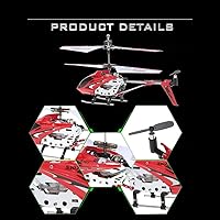 Vista 5 de Goolsky Helicóptero RC S107G, helicóptero de control remoto de 3 canales con giroscopio para principiantes (rojo)