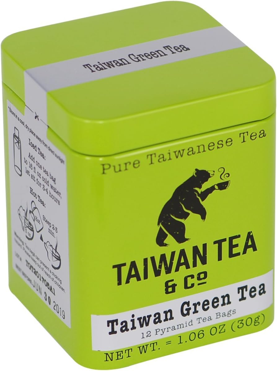 Taiwan Tea & Co Green 12 Pyramid Bags Premium