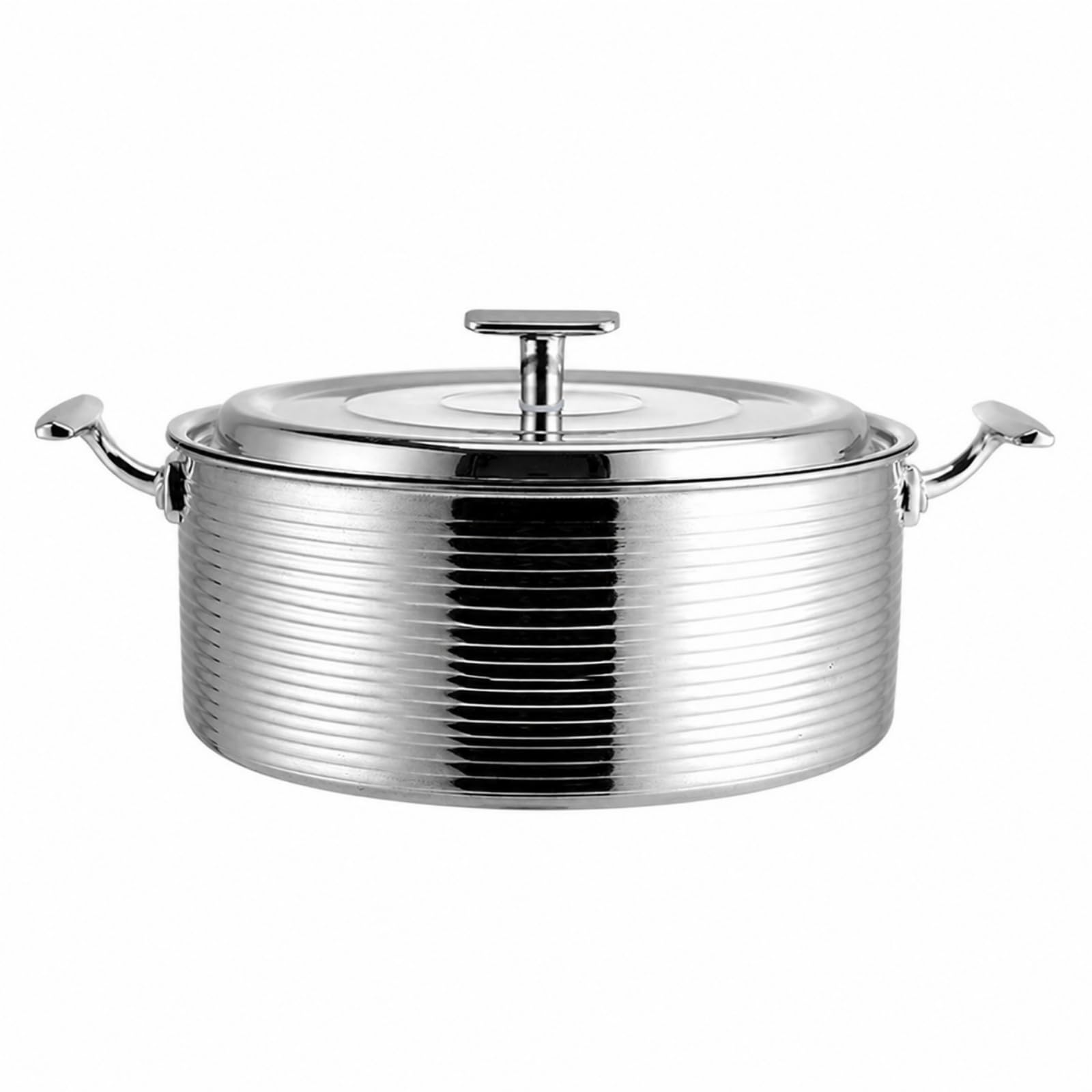 Rostfrei Hot Pot, Silber, 20CMx8.5CM