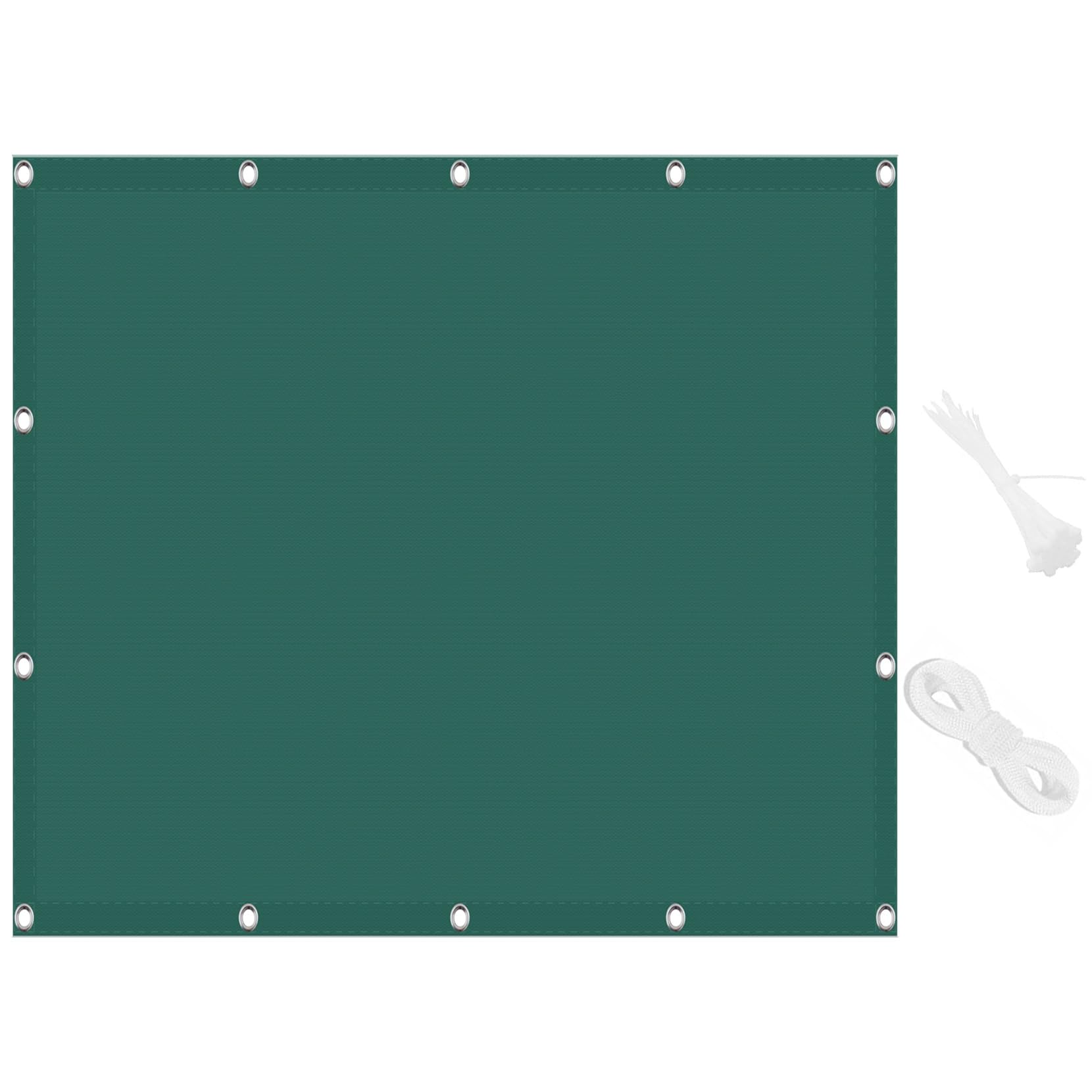 Toile ombrage anti-UV 98% et anti-déchirure 1.4 x 4.5 m pour se protéger du vent