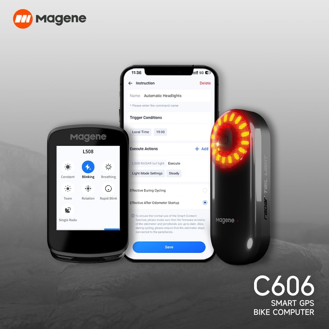 Magene C606 | Smart GPS Cycle Computer