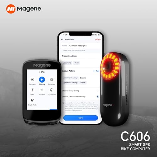 Miniatura 6 de Magene C606  Computadora de ciclo GPS inteligente