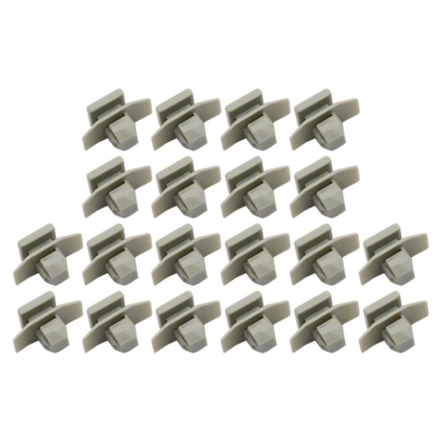 NLQR 20pcs Wheel Arch Fender Flare Moulding Trim Fastener Clips Compatible with Honda Civic CR-V Accord Odyssey Pilot